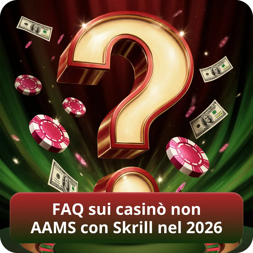 Domande frequenti sui casinò non AAMS che accettano Skrill 2026