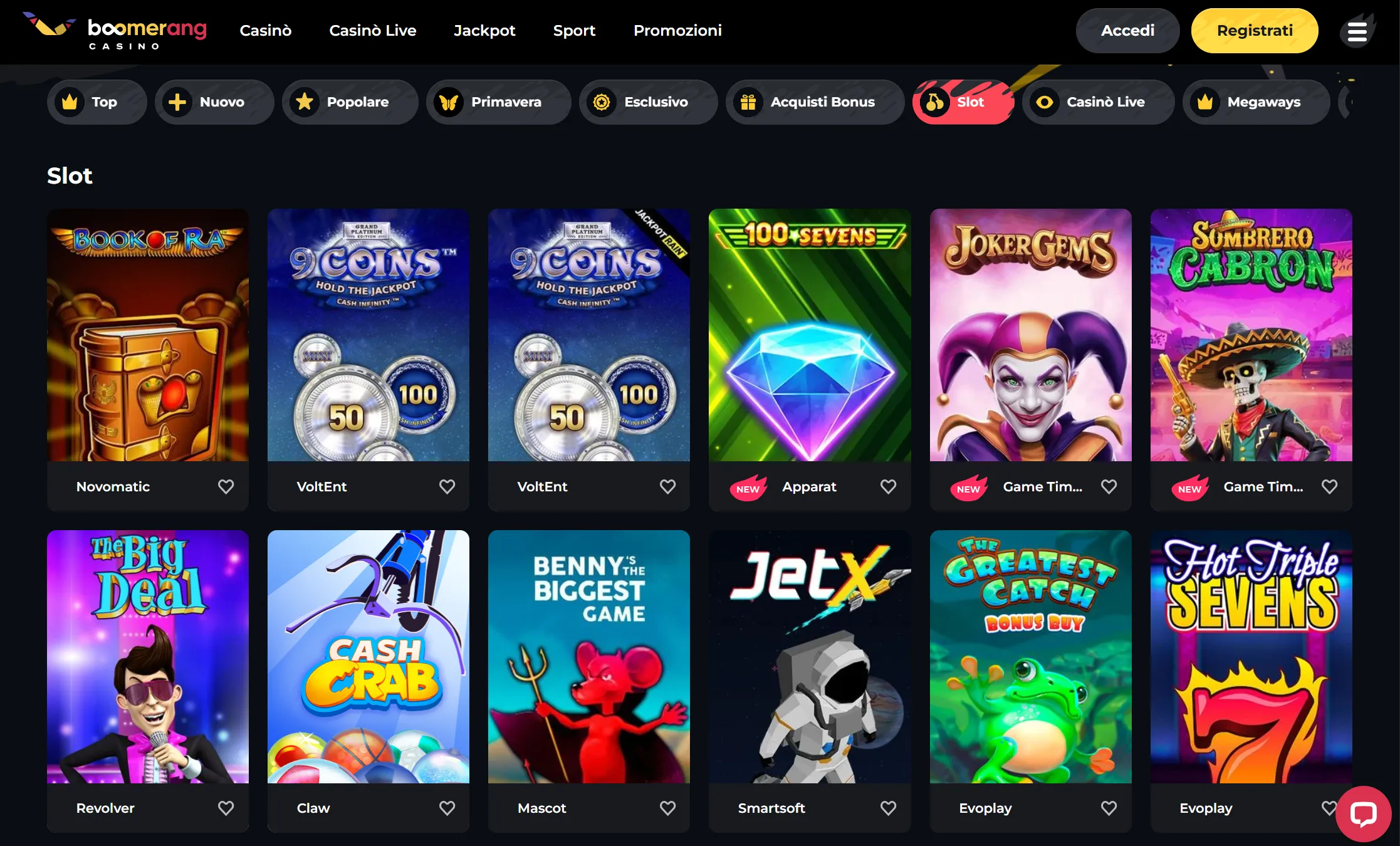 I migliori giochi nei casinò non AAMS con prelievo immediato