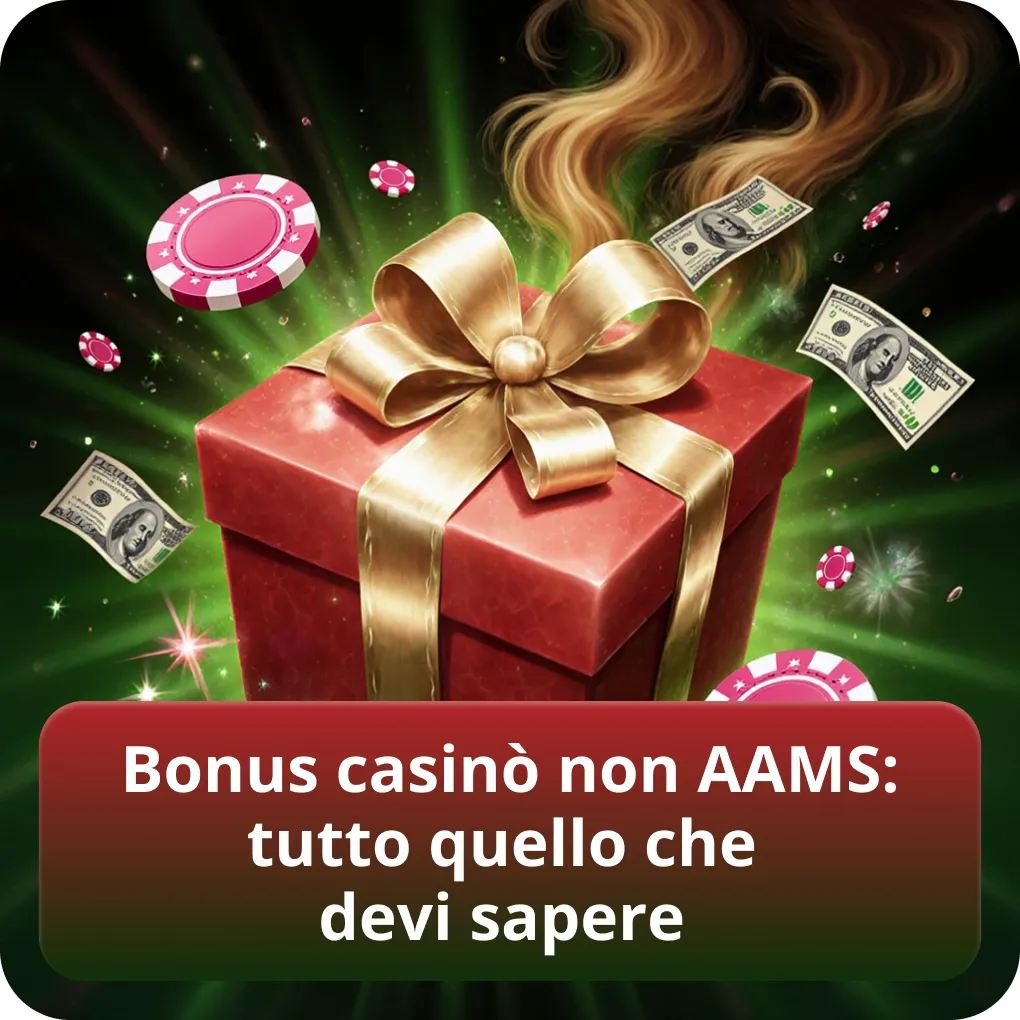 Bonus nei casinò non AAMS: guida completa