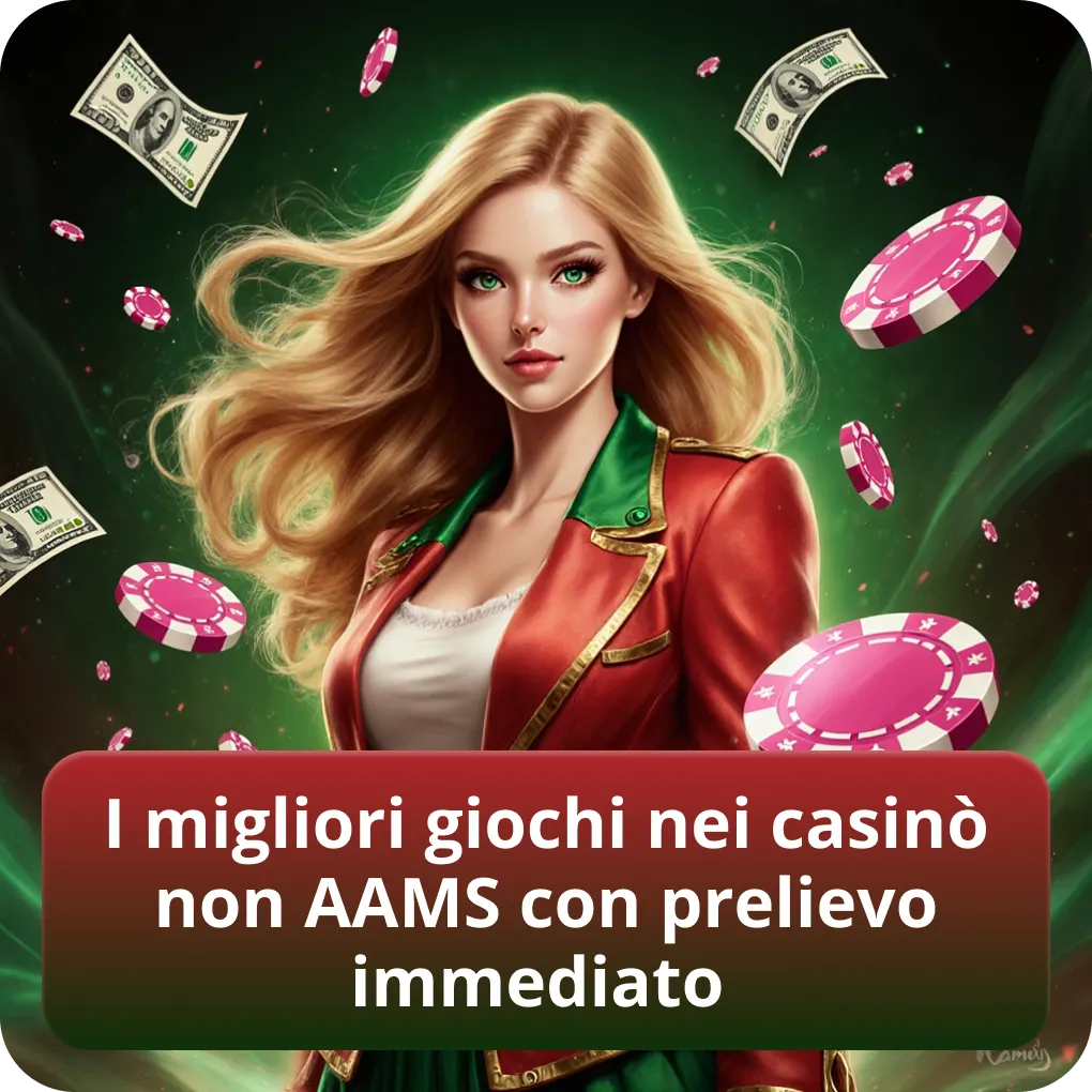 I giochi più popolari nei casinò non AAMS con prelievo istantaneo