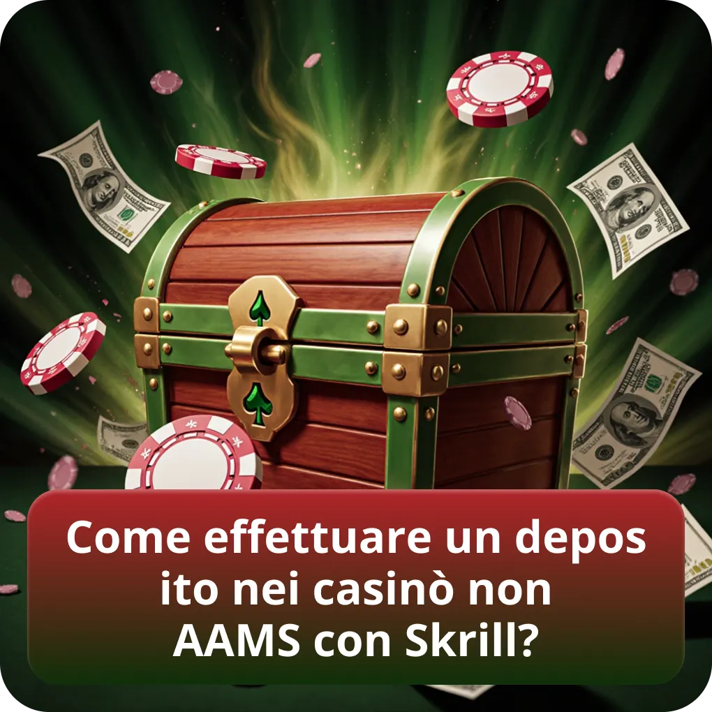 Guida al deposito con Skrill nei casinò online non AAMS
