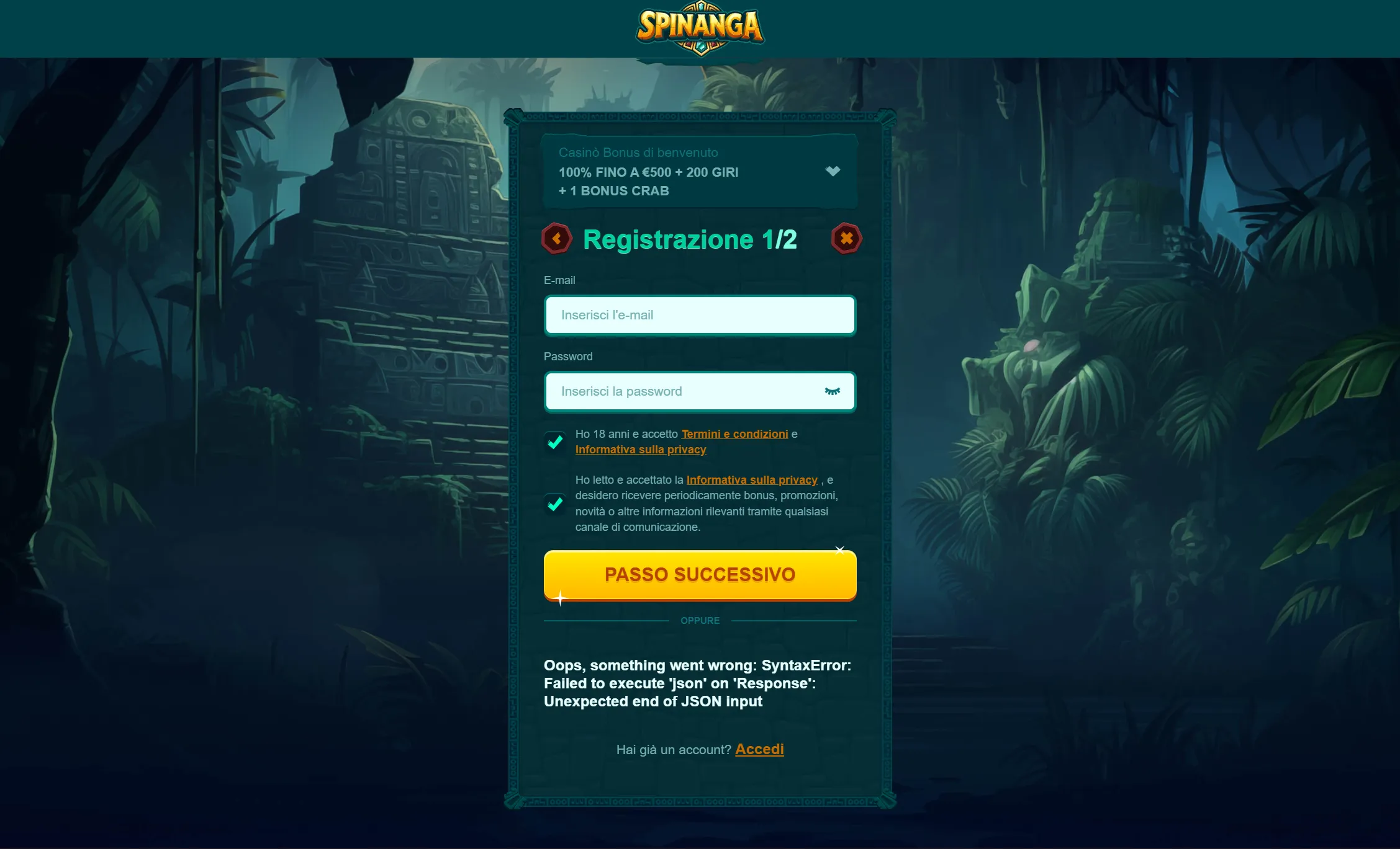 Registrazione e verifica KYC nei casino non AAMS